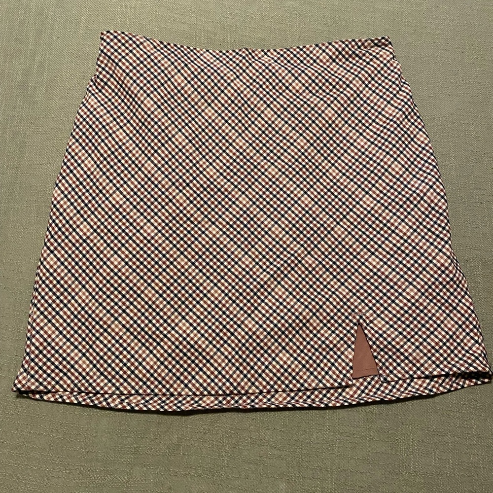 Plaid Mini Skirt
